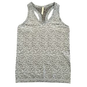 Athleta Racerback Tank Top, Blue & Gray Camo, Women’s Medium